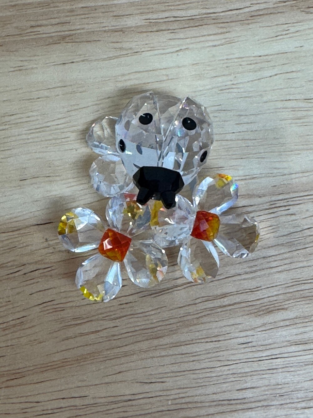 Swarovski Crystal-Ladybug on Flower-0842804